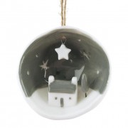 Half Porcelain Bauble | Best Christmas Family